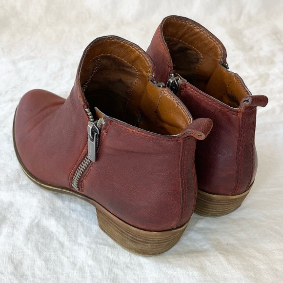 Lucky Brand Basel Leather Booties - Picture 9 of 15